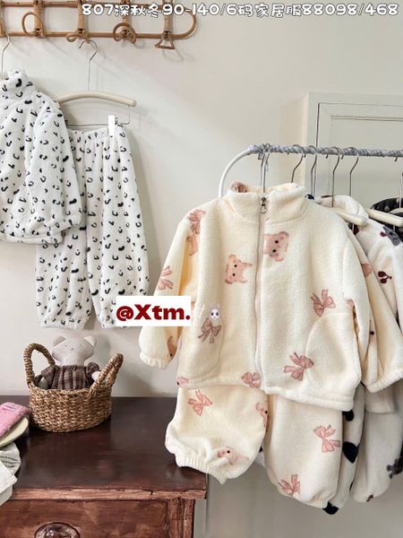 88098 - Bộ nỉ bông LNX siêu ấm nhiều màu cho bé size 90-140