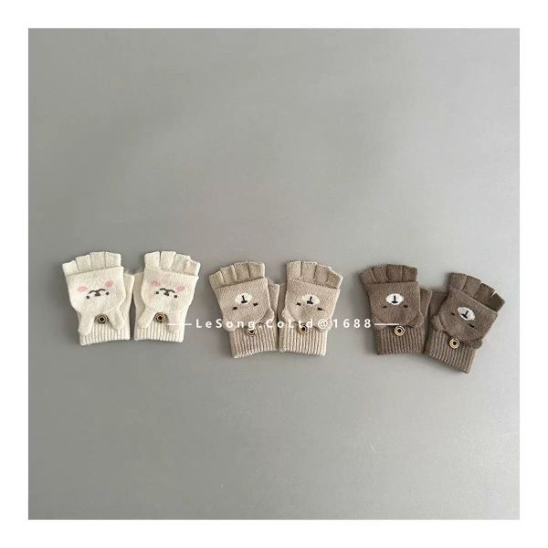 SH2512PK03 - Găng tay len chia ngón mùa đông cho bé size 1-5y, kích thước 14*10cm, NSX Lesong Yiwu Trading Co., LTd