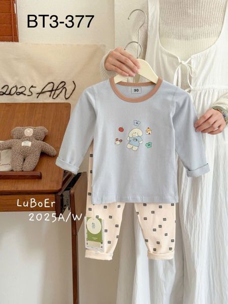 BBT25 - Bộ thun Luboer nhiều hình cho Bé Trai size 90 - 160