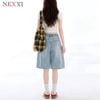2604.2 - Quần jean lửng ngố Nexxi cào túi sau size 6 - 14y