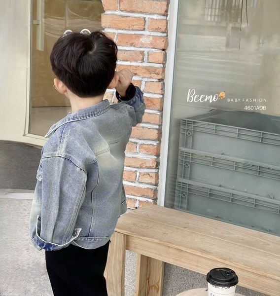 AKBT32 - Áo khoác jean Beemo màu xanh cho bé size 80-140