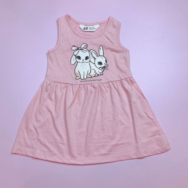 V00063 - Váy cotton sát nách nhiều màu BG size 2-10y