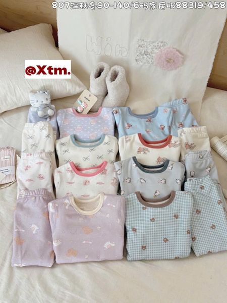 88319 - Bộ nỉ dày đại hàn LNX nhiều mẫu cho bé size 90 - 140