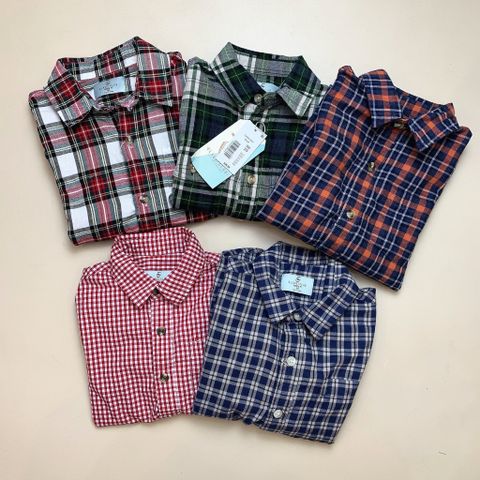 ABT89 - Áo sơ mi Class Club kẻ nhiều màu BT size 2-20y