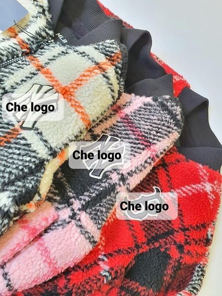 AK77 - Áo khoác bomber lông cừu lót nỉ kẻ caro 3 màu size 110 - 155