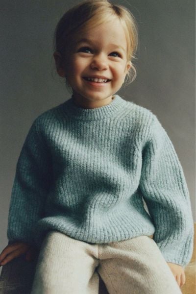 ABG31 - Áo len 2 màu tím/xanh cho bé size 9m-6y