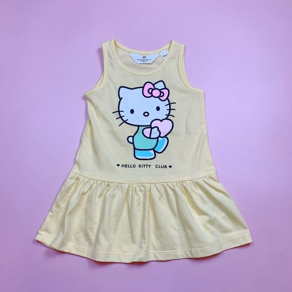 V00063 - Váy cotton sát nách nhiều màu BG size 2-10y