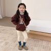 25G003 - Áo nỉ AMBB hai da nhiều màu cho bé gái size 90-170