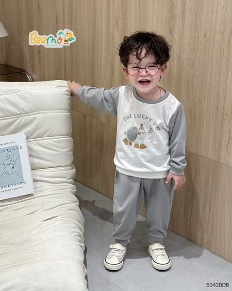 5342BDB - Bộ thu đông in hình con voi Beemo