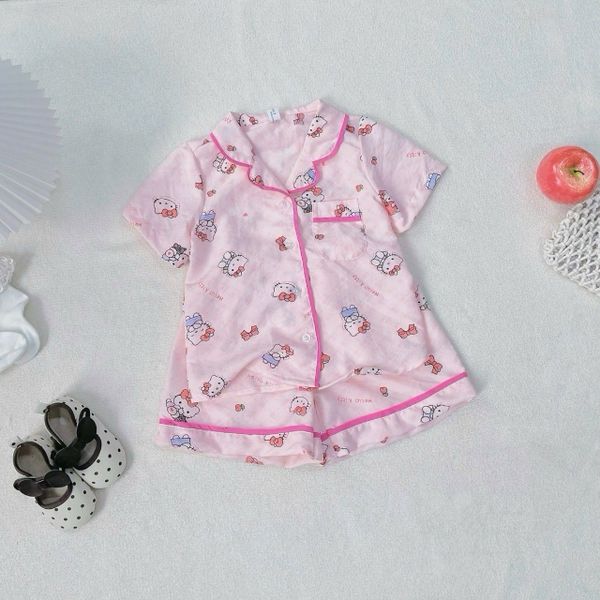 J01 - Bộ pyjama June with love cho bé gái size 1-10y