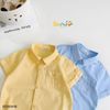 6036AHB - Áo sơ mi Beemo cổ đức, túi cách điệu size 1-6y