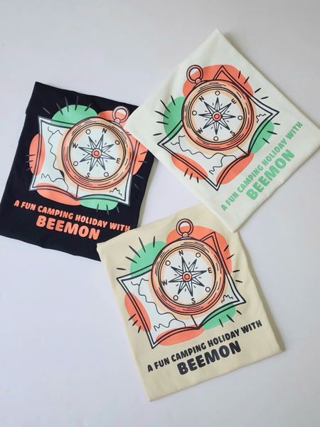 BM2602TS02 - Áo Beemon cổ tròn cotton 3 màu cho bé size 120-170