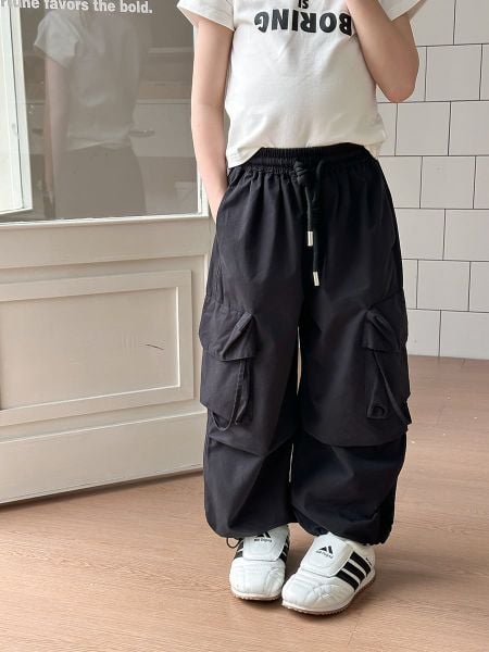 25A029 - Quần kaki túi hộp AMBB nhiều màu cho bé gái size 120-160