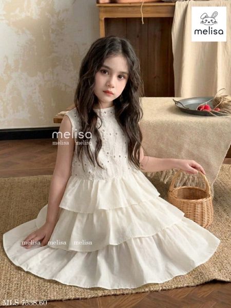 MLSDCC.7538 - Đầm Melisa cho bé size 2-11y