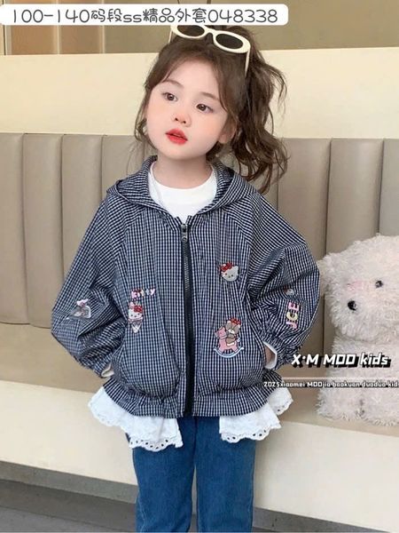 4550ADB - Áo khoác gió phối thân trước Beemo