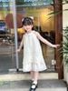 J7590 - Váy June With Love cổ yếm vải ren có lót cho bé size 1-10y