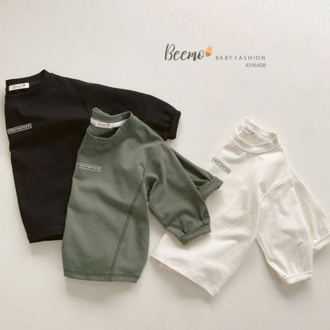 4316ADB - Áo cotton in giữa ngực Beemo