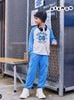 BM2605ST12 - Bộ cotton Beemon rib cổ tròn trẻ em size 120-160