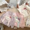 ABG15 - Áo len nhiều mẫu họa tiết Hello Kitty cho bé gái size 90-130