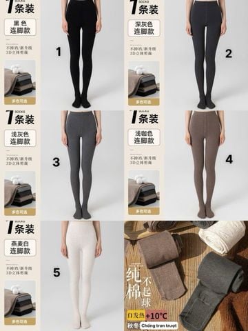 PK021 - 116 - Quần tất liền bàn chống trơn mùa xuân cho Mẹ và tuổi Teen (freesize 40-50kg)