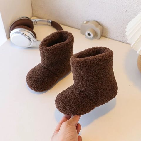 FC-501 - Bốt cổ cao lông cùn nhiều màu cho bé size 21-35