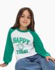 ABG49 - Áo cotton tay giác lăng nhiều màu bé gái size 3-9y