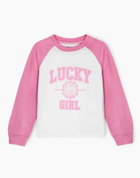 ABG49 - Áo cotton tay giác lăng nhiều màu bé gái size 3-9y