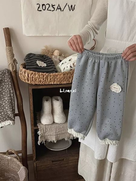 88302 - Quần nhung lót nỉ đại hàn Linanxi nhiều màu cho bé size 90-140