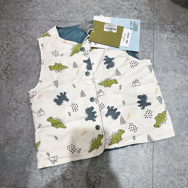 AK28 - Áo khoác gile lông vũ Liwu Kids siêu nhẹ 2 mặt nhiều mẫu cho bé size 90 - 130