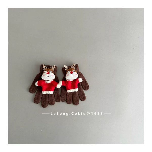 SH2512PK03 - Găng tay len chia ngón mùa đông cho bé size 1-5y, kích thước 14*10cm, NSX Lesong Yiwu Trading Co., LTd