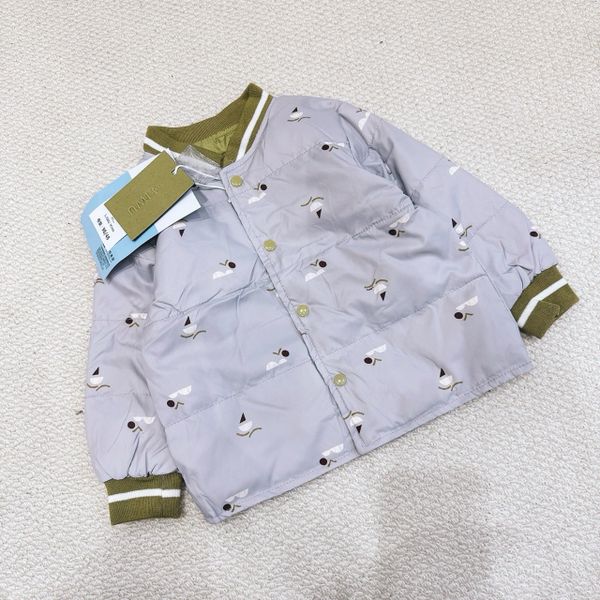 AKBT22 - Áo khoác bomber lông vũ siêu nhẹ nhiều màu cho bé size 90-130