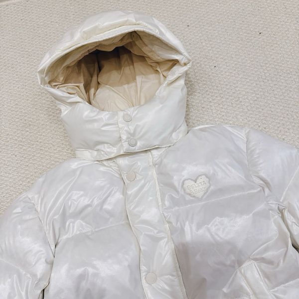 AKBT29 - Áo khoác phao lông vũ B&B 2 màu trắng/đen cho bé size 90-130