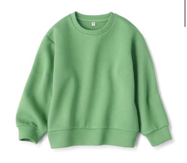 SH2511A02 - Áo phông dài tay dành cho trẻ em gái, dệt kim từ sợi tổng hợp, size XS-XL