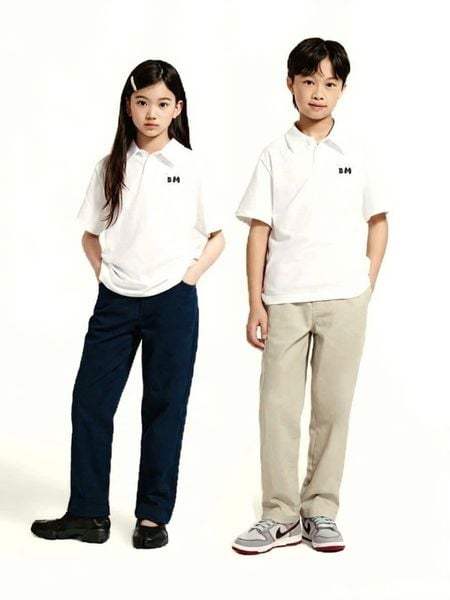 BM2605PT01 - Quần Beemon túi cơi trẻ em thêu nguyệt quế size 120-160
