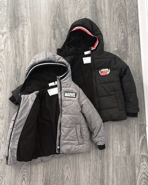 AKBT50 - Áo khoác phao lót nỉ Disney nhiều mẫu cho Bé Trai size 2 - 12y