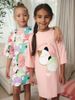 V00042 - Váy ngủ thun nhiều màu cho bé gái size 2-14y