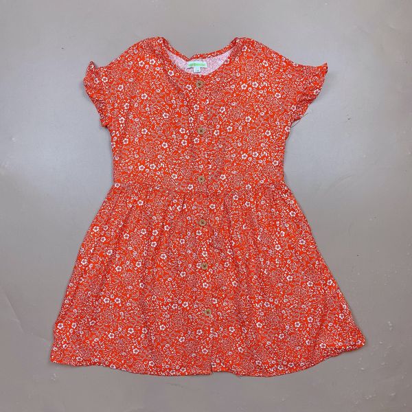 V00050 - Váy lanh hoa nhí nhiều màu BG size 2-14y