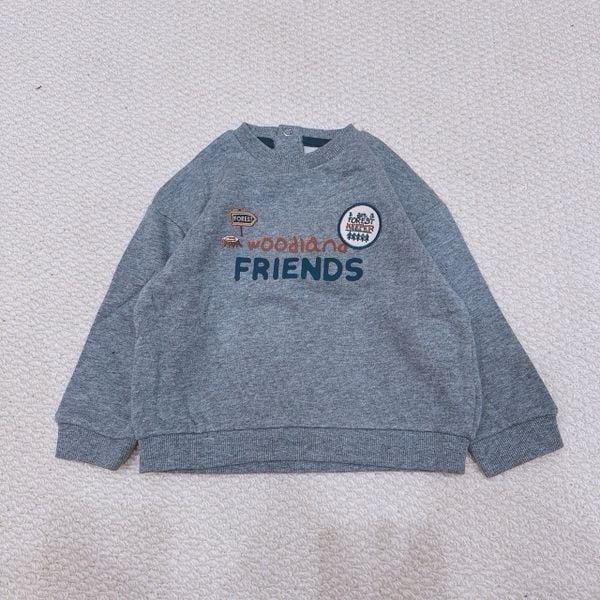 ABT31 - Áo nỉ Kiabi dòng nhí nhiều hình cho bé size 3m - 36m