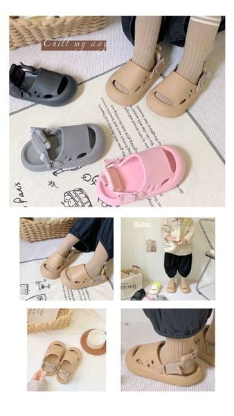 SD04 - Sục nhựa EVA mềm nhẹ có quai mềm đằng sau BTBG