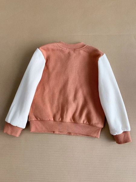 AKBT67 - Áo khoác bomber Disney Mickey màu nâu phối tay be size 1-5y