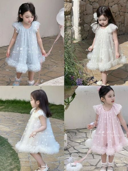 OLIV01 - Váy công chúa nhiều mẫu cho bé size 90-130