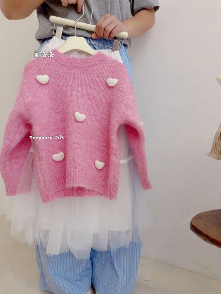 ABG08 - Áo len Tongnono nhiều màu cho bé gái size 110-150