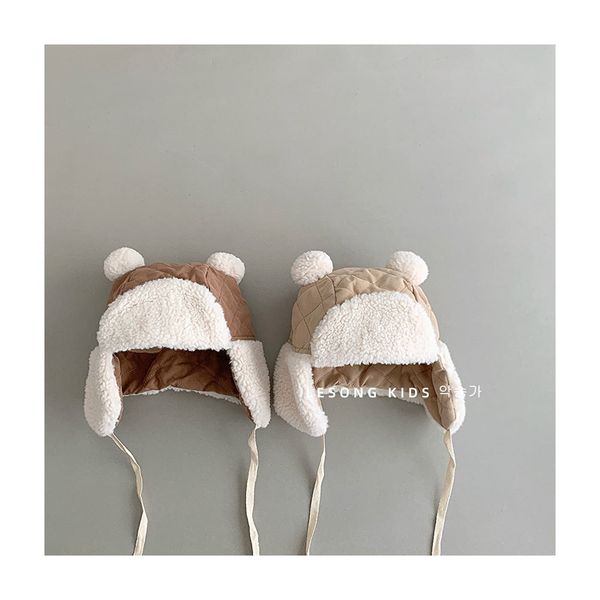 SH2512PK021 - Mũ phi công chống gió mùa đông cho bé, chất liệu vải cotton kích thước 42-46cm, NSX Yiwu Lesong Trading Co., Ltd