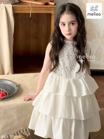 MLSDCC.7538 - Đầm Melisa cho bé size 2-11y