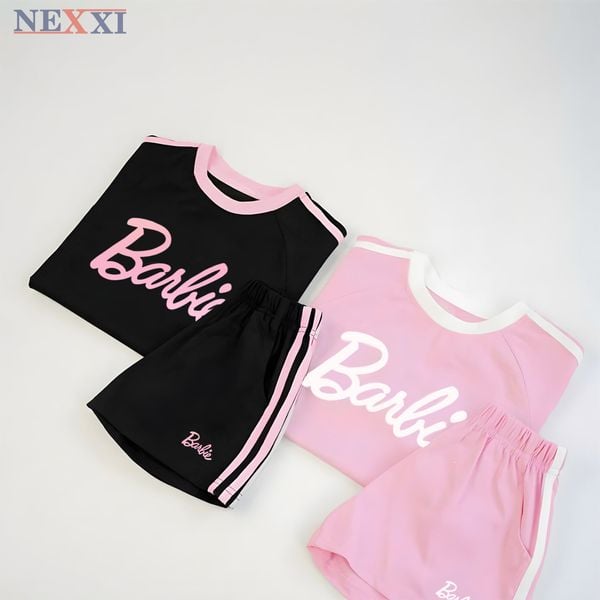 2604.81 - Bộ thun ngắn tay Nexxi viền sọc búp bê size 3 - 8y