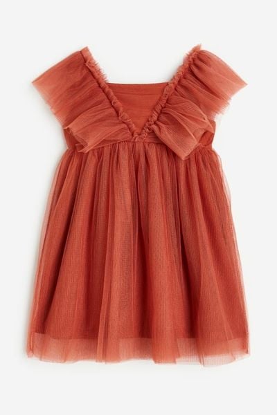 V00072 - Váy công chúa tutu ren dập ly nhiều màu size 2-12y