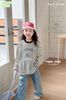 M5571 - Bộ Mia Kids áo thun kẻ ngang + quần jean mềm cho bé size 2-12y