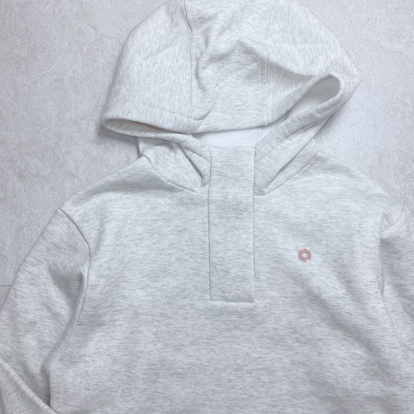 ABG25 - Áo nỉ hoodie Topten kéo khóa cổ 2 màu ghi / đen Bé Gái size 130 - 170
