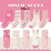 SH2511PK01 - Set 5 đôi tất Minliu Kidsocks dành cho trẻ em, chất liệu cotton+polyester+spandex, NSX Man Luu Textile Company Limited