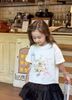 LC1646 - Set bộ Lennco áo in cún đính nơ + chân váy bí size 1-10y